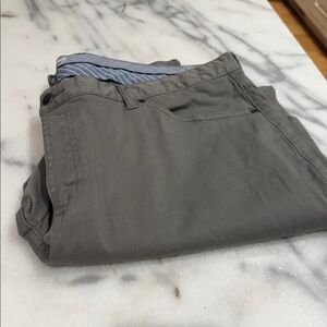 Lightly Used Peter Millar Gray Chinos Size 42